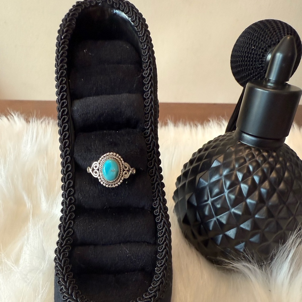 C12 Turquoise Ring set in a 92.5% Silver Setting